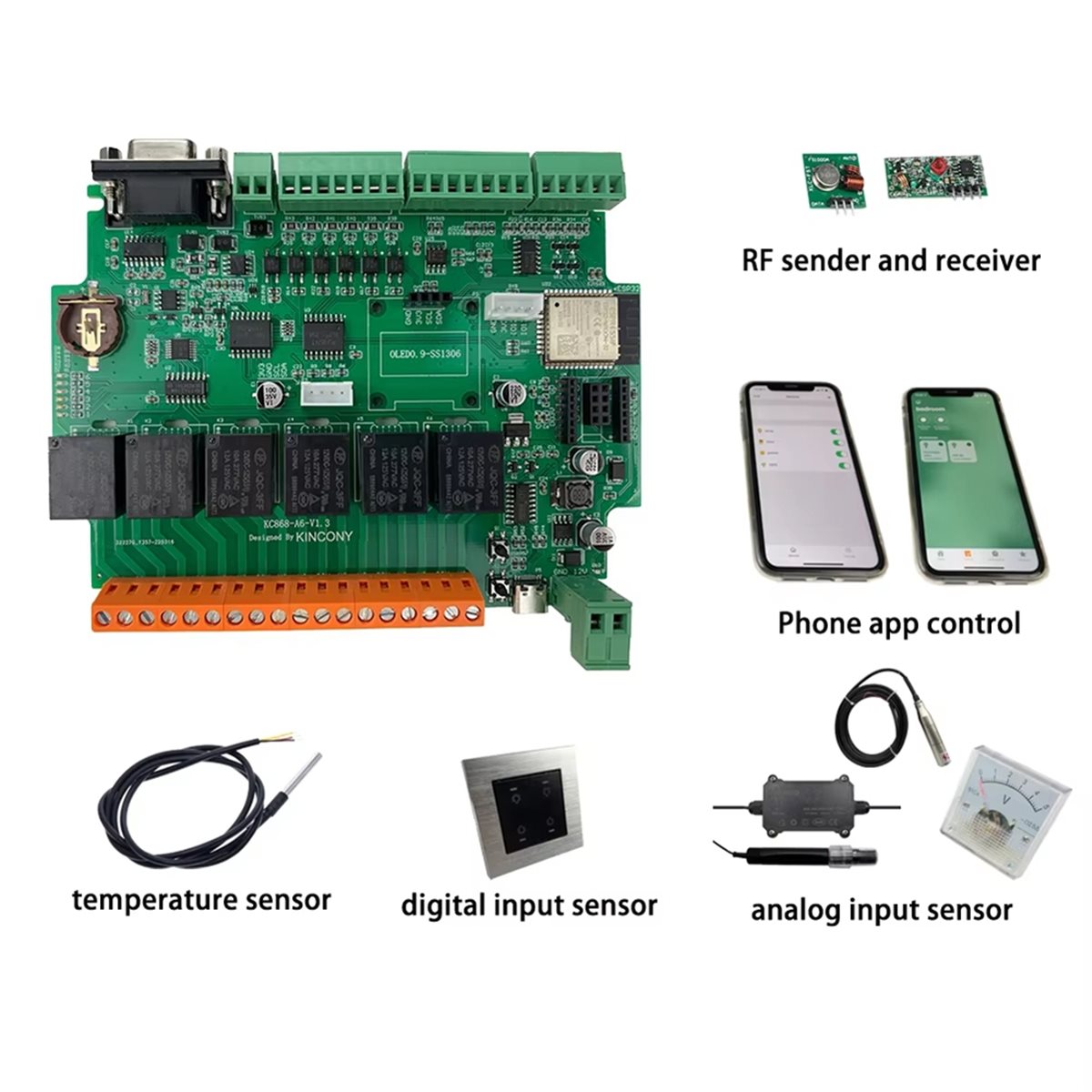 Smart Home Mqtt - Placa de Desenvolvimento KC868-A6 MQTT Web