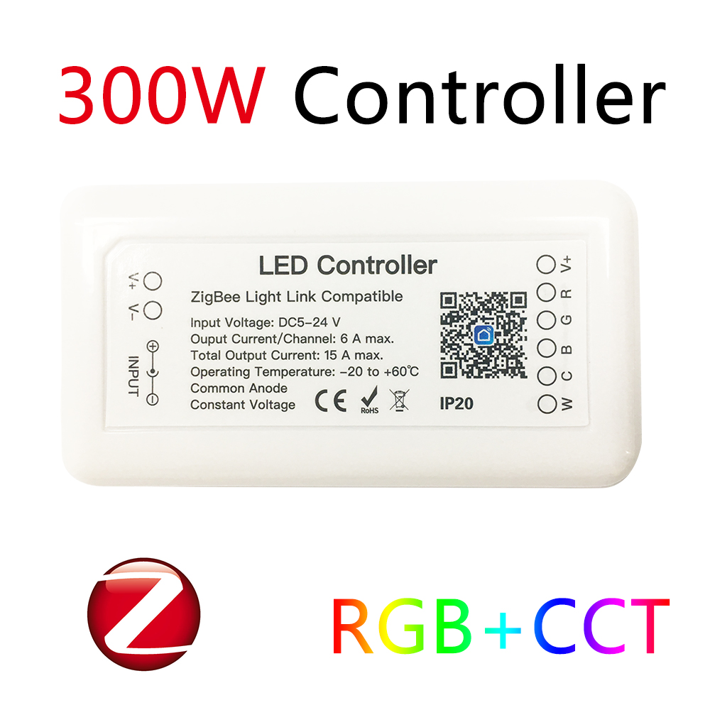 Alexa Compatible Bulb - Controlador LED Inteligente Tuya Zigbee RGB+CCT