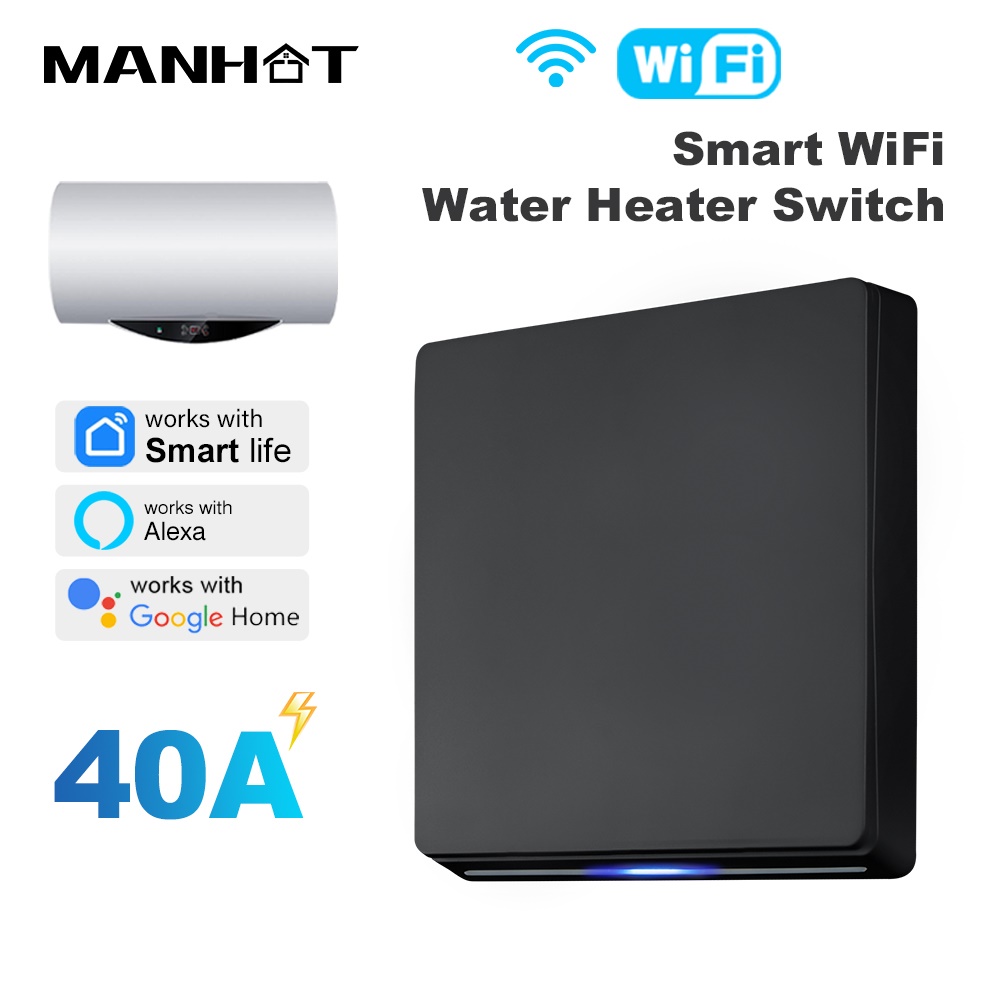 Smart Home Google Assistant - Interruptor Inteligente MANHOT Smart Wifi EU