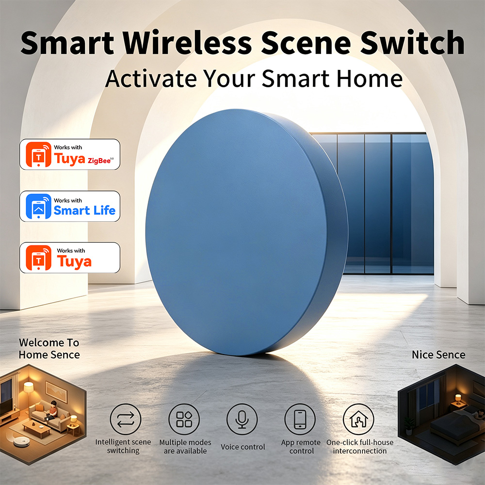 Zigbee Gateway - Botão de Cenário Inteligente Zigbee Compatível