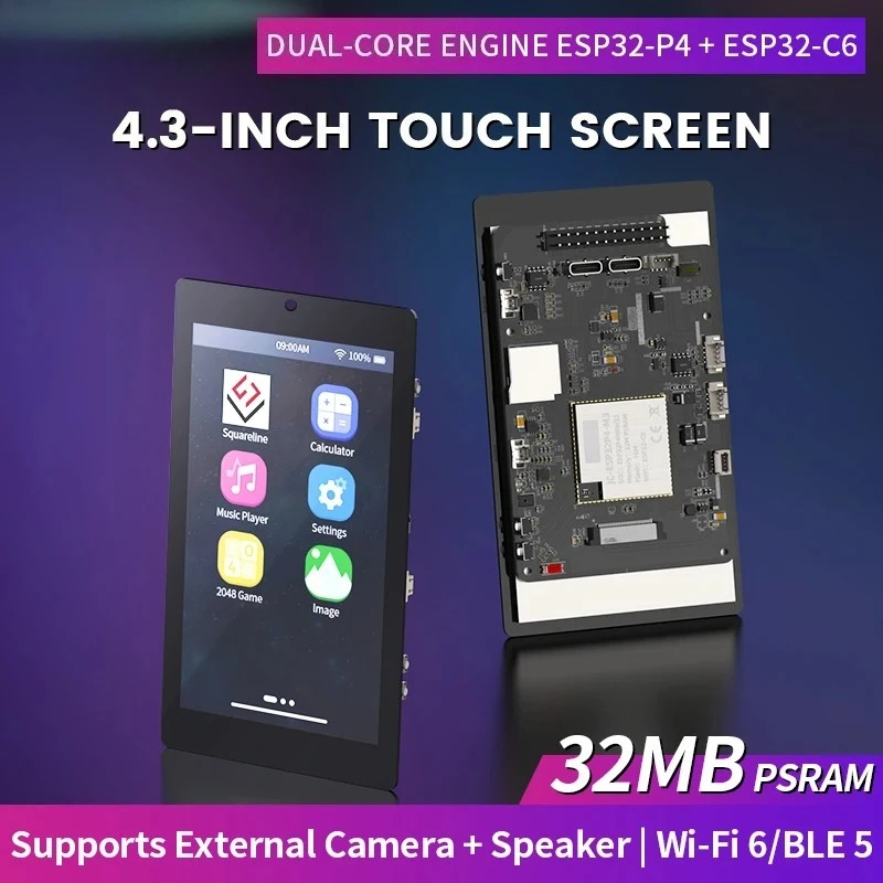 Smart Home Arduino - Placa de Desenvolvimento ESP32P4 ESP32-C6 com
