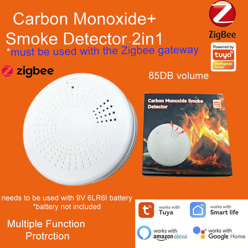 Smart Home Mqtt - Detector de fumaça CO Zigbee 2
