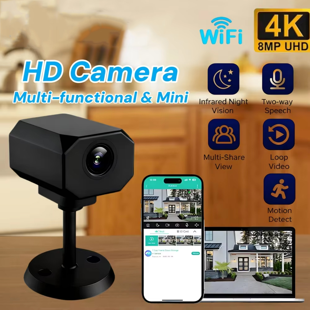 Câmera de segurança wi-fi 4k h - Smart Home Furniture avaliação e preço