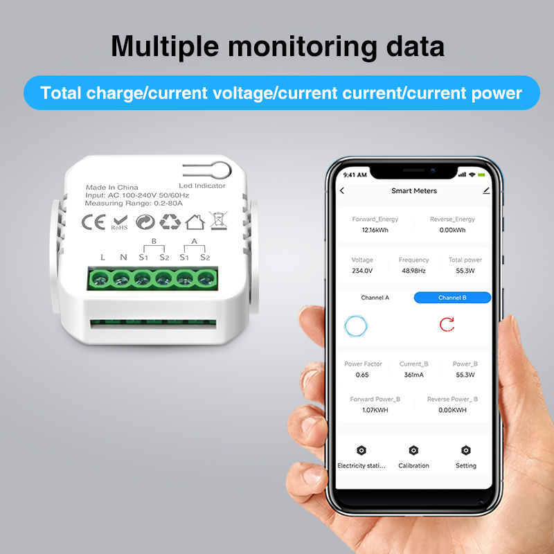 Tuya inteligente wi fi medidor - Smart Energy Monitor avaliação e preço