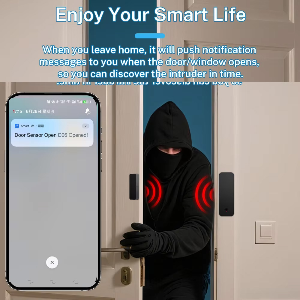 Sensor de Porta e Janela Tuya  - Smart Home For Windows avaliação e preço