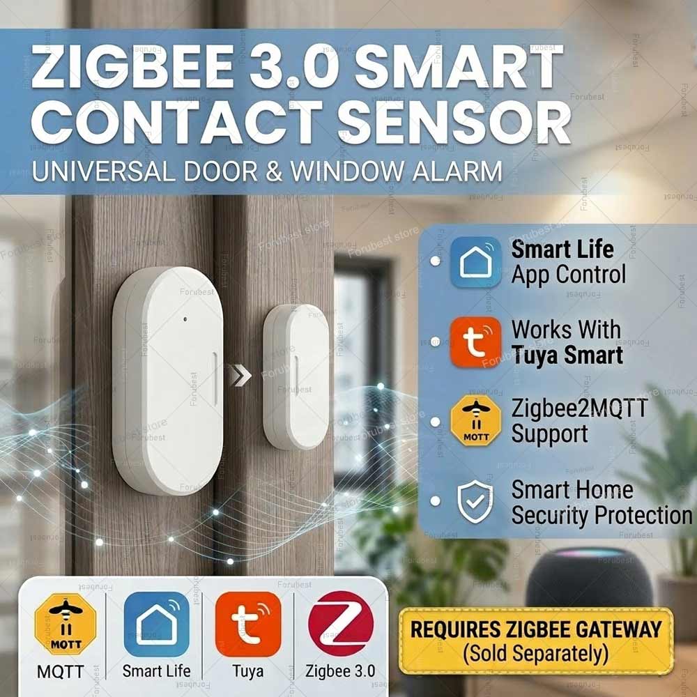 Sensor de Porta/Janela Tuya Zi - Smart Home Mqtt avaliação e preço