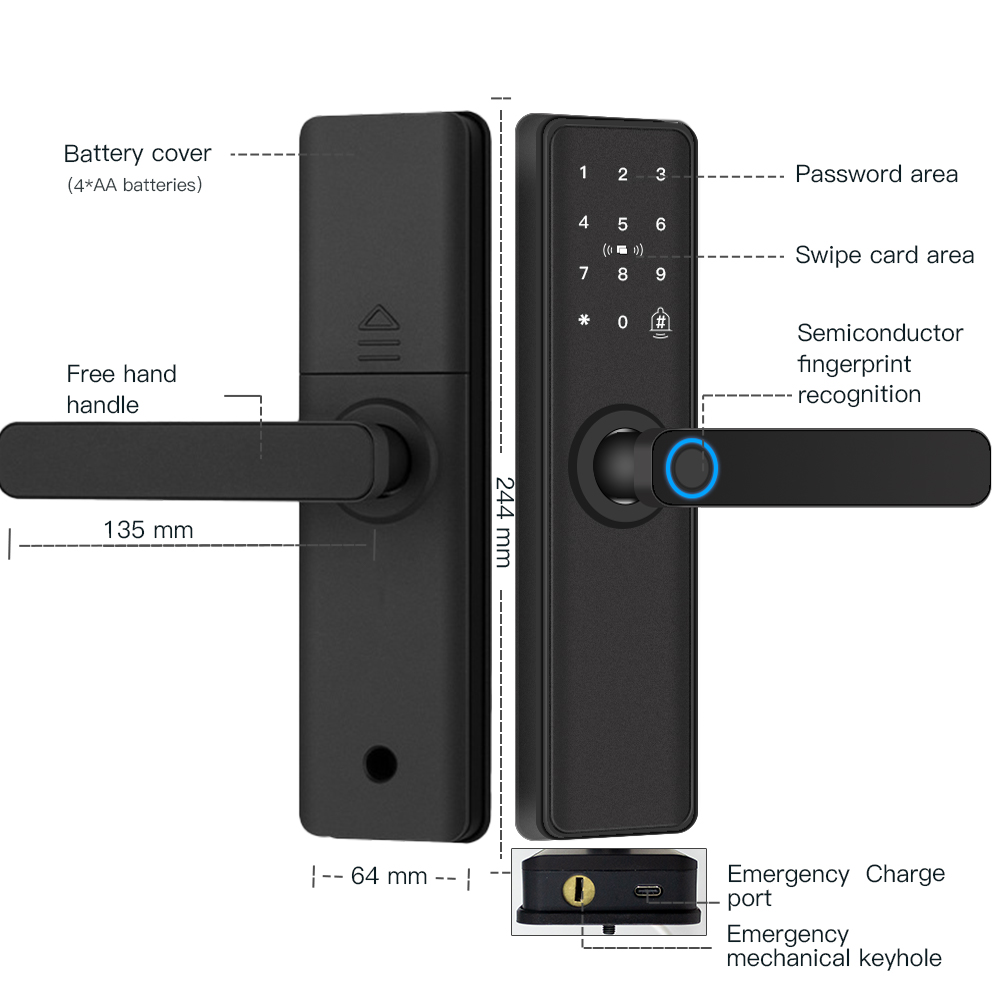 Fechadura Inteligente Bluetoot - Smart Home Door Lock avaliação e preço