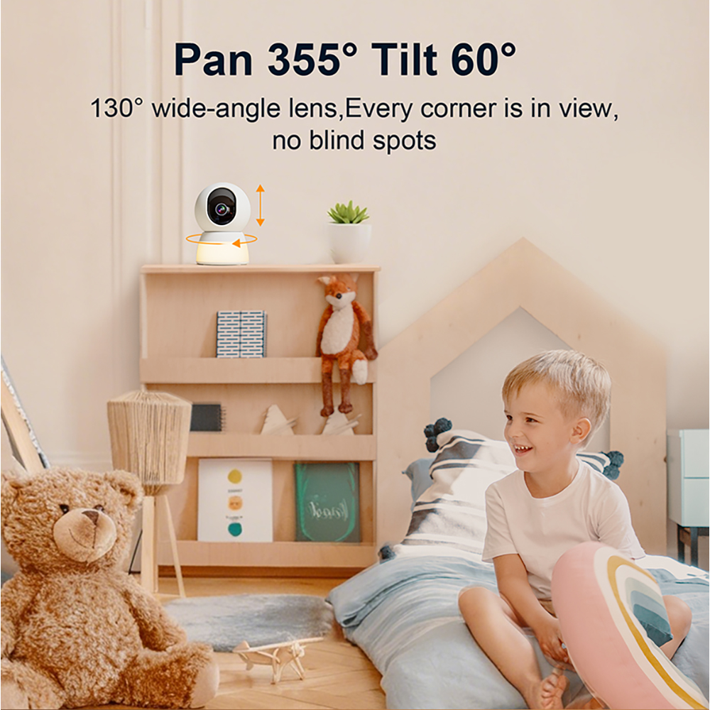 Câmera wi-fi 3mp 5g com luz no - Smart Baby Night Light avaliação e preço