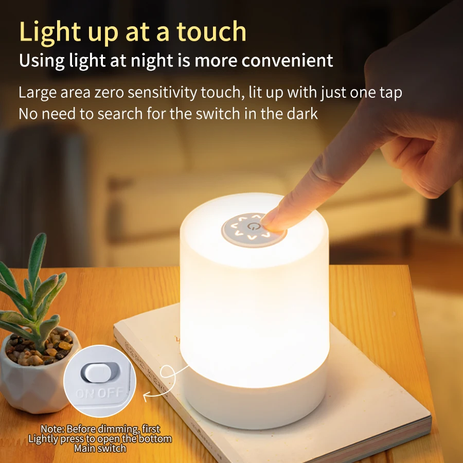 Cabeceira led toque luzes da n - Smart Baby Night Light avaliação e preço