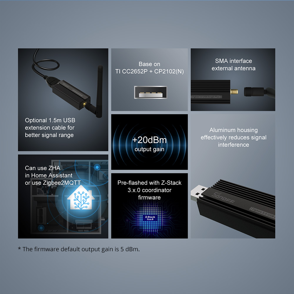 Gateway Zigbee SONOFF 3.0 ZBDo - Smart Home Mqtt avaliação e preço
