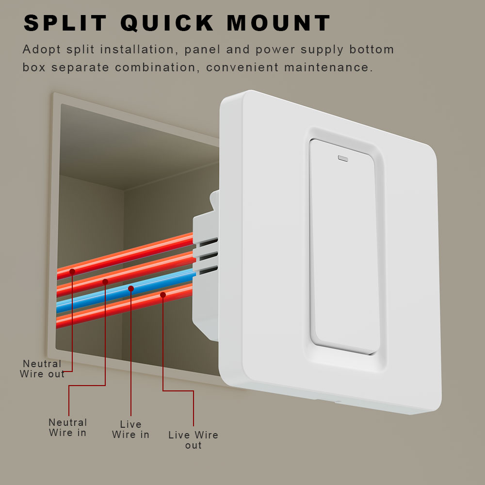 Interruptor inteligente de aqu - Smart Home Google Assistant avaliação e preço