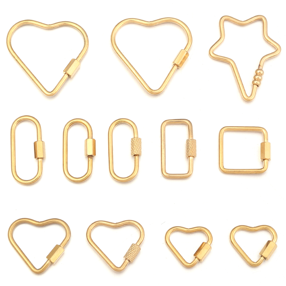 2pcs ouro aço inoxidável coraç - Smart Home Key avaliação e preço