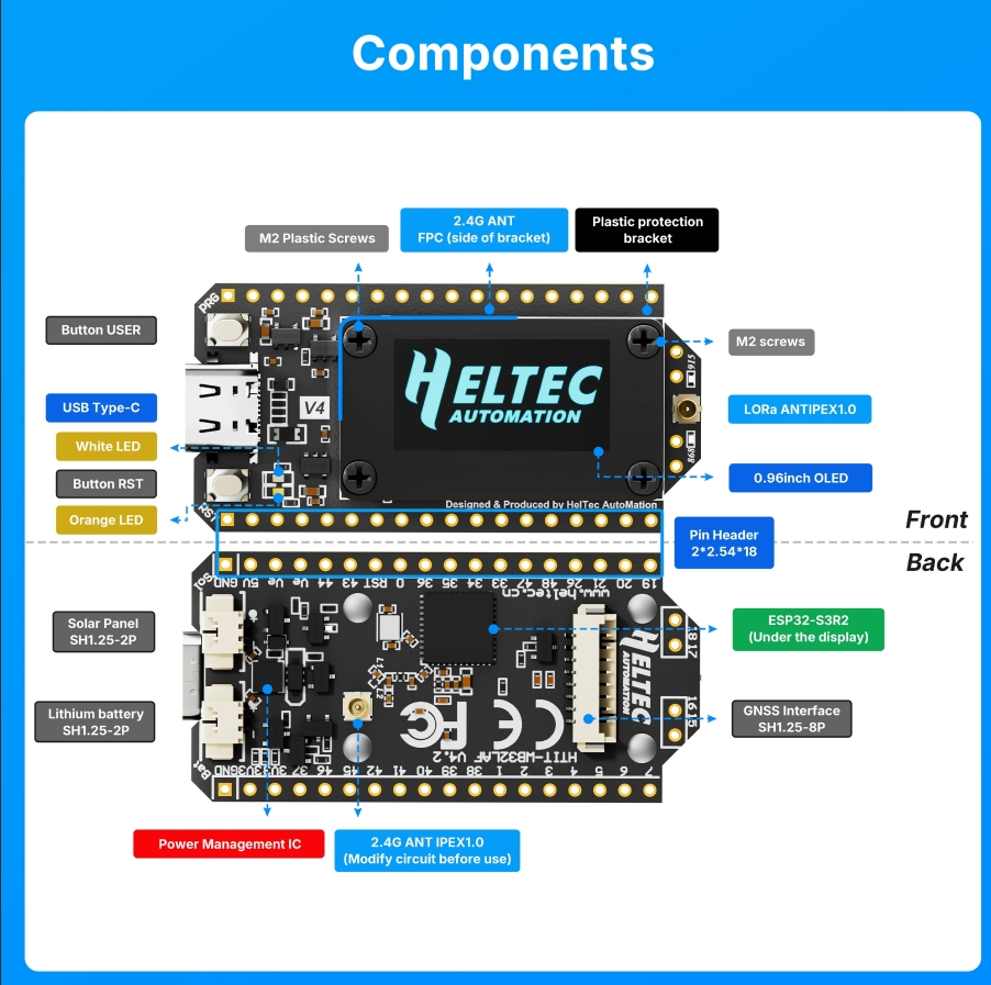 Meshtastico heltec wifi loa 32 - Smart Home Arduino avaliação e preço