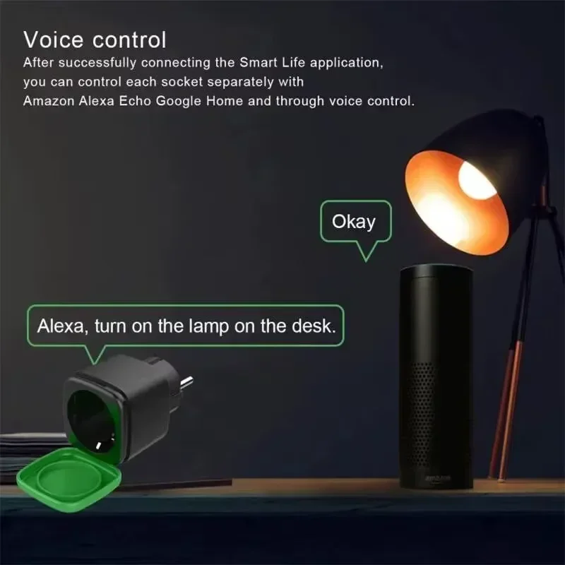 Tomada Inteligente Tuya EU 16A - Smart Home Google Assistant avaliação e preço