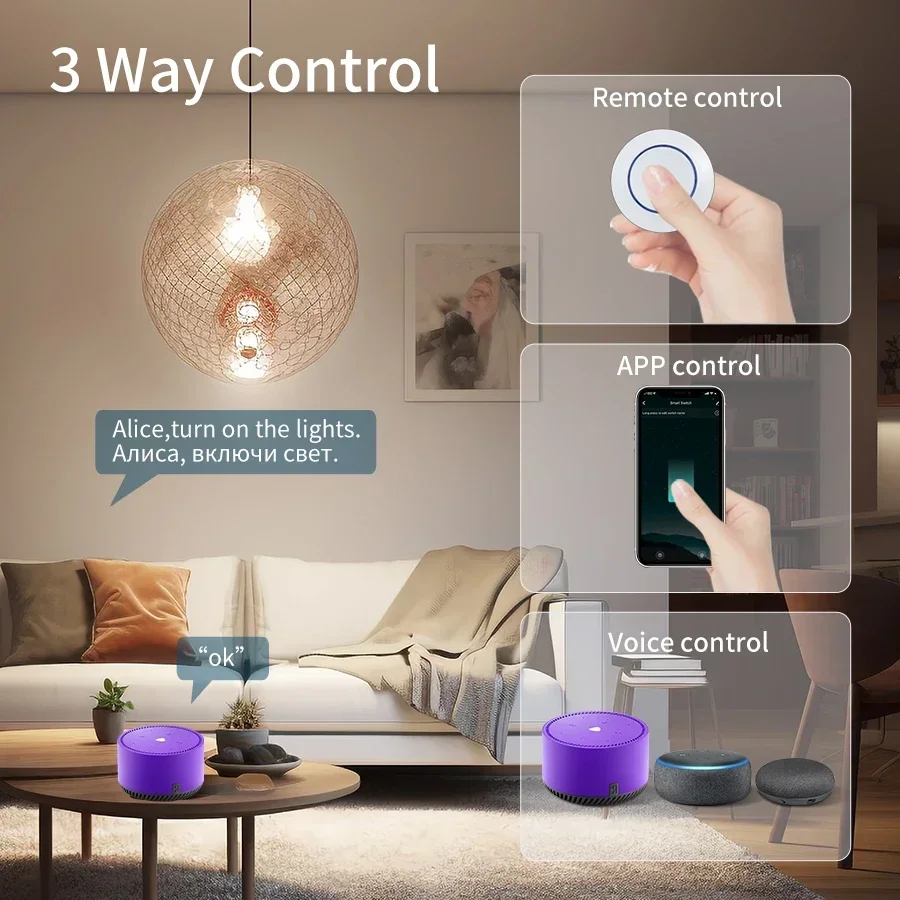Tuya wifi interruptor intelige - Alexa Compatible Bulb avaliação e preço