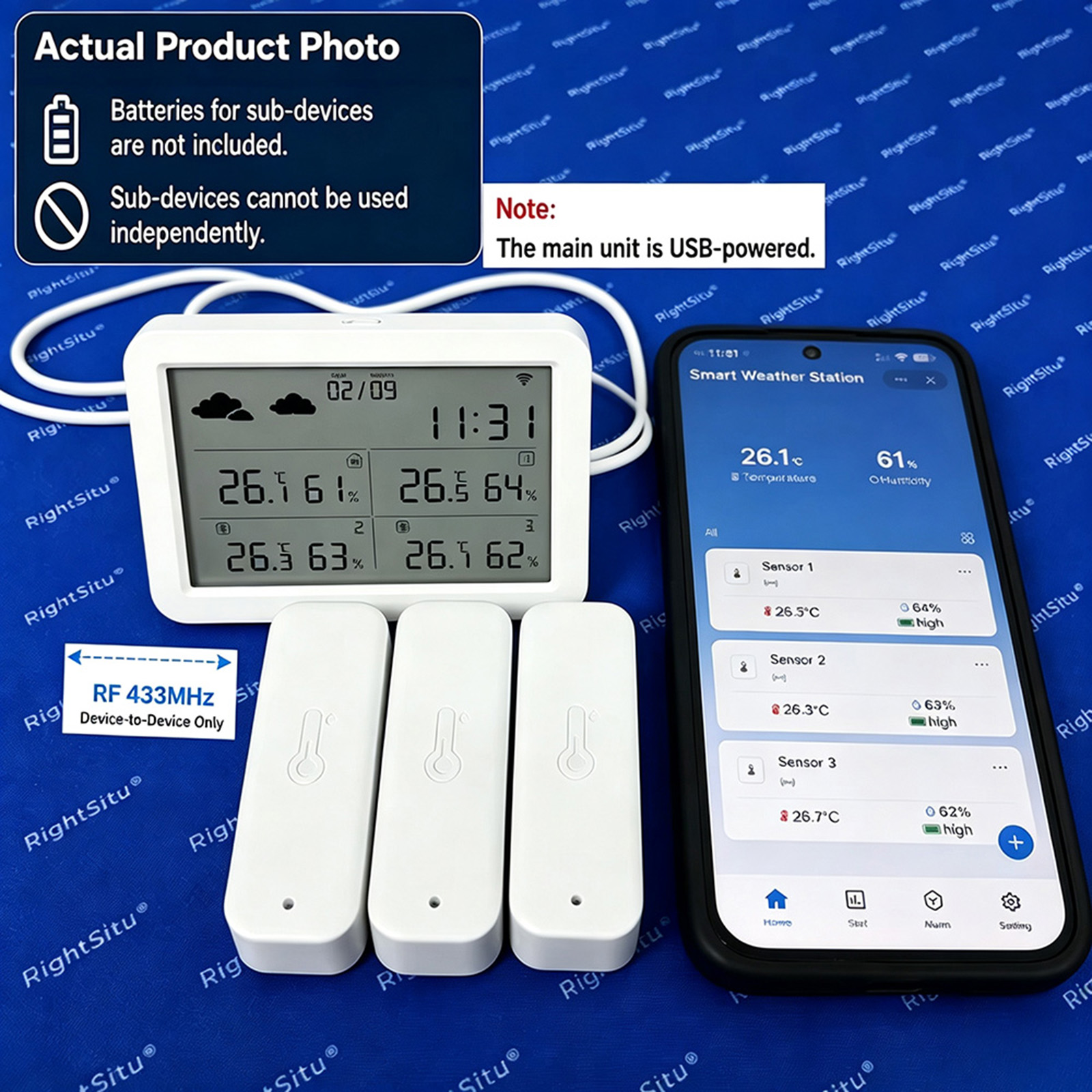 Estação Meteorológica Tuya WiF - Smart Home Furniture avaliação e preço