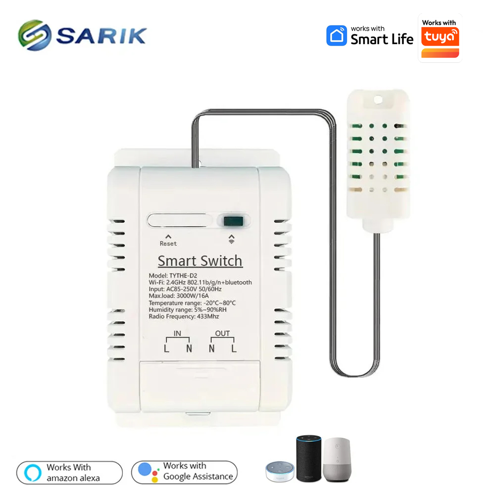 Termostato WiFi Tuya 16A 3000W - Smart Energy Monitor avaliação e preço