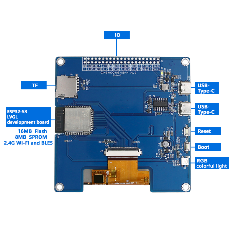 4 polegadas 480 × 480 IPS TFT  - Smart Home Arduino avaliação e preço
