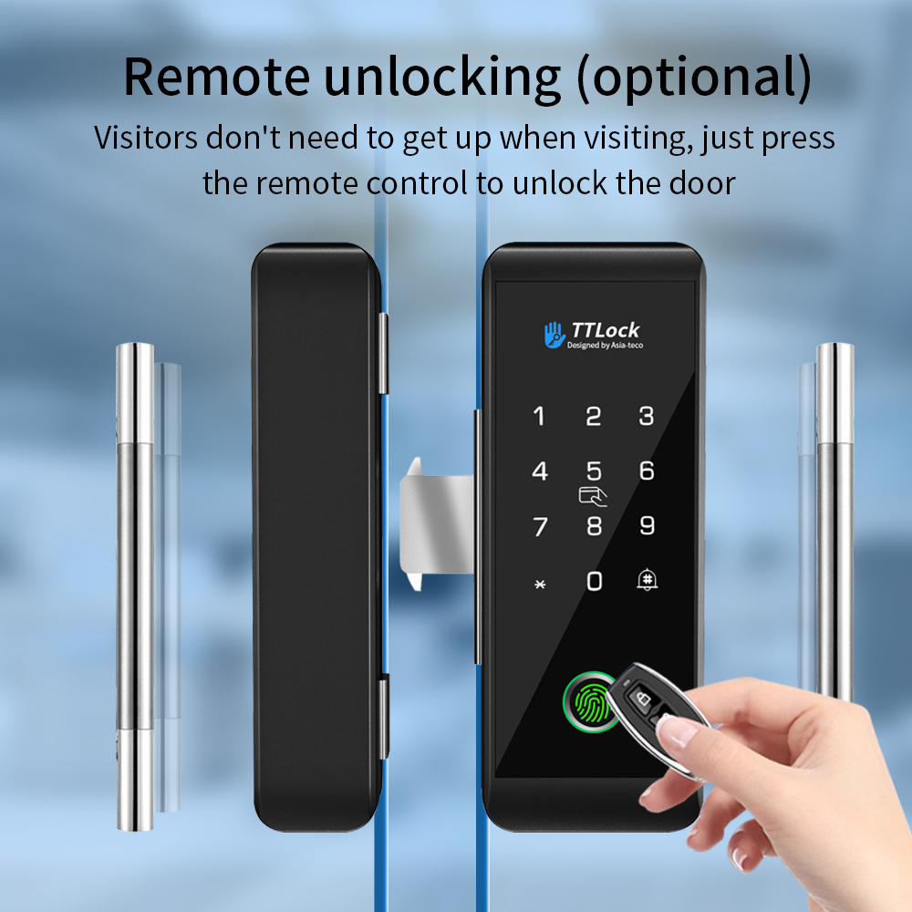Ttlock fechadura de vidro inte - Smart Home Door Lock avaliação e preço
