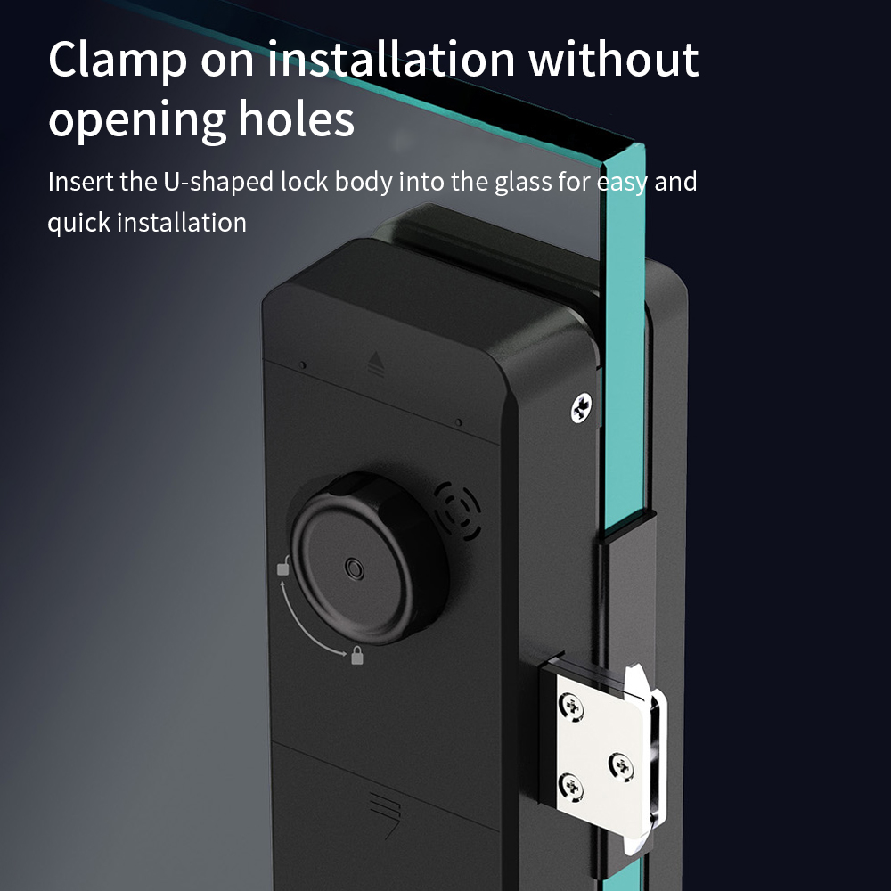 Ttlock fechadura de vidro inte - Smart Home Door Lock avaliação e preço