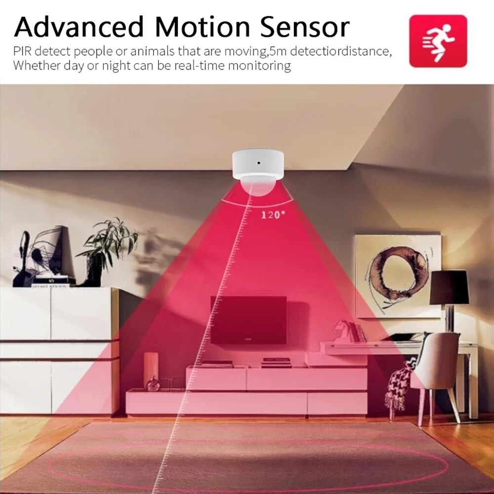 Zigbee-Mini PIR Motion Sensor, - Zigbee Gateway avaliação e preço