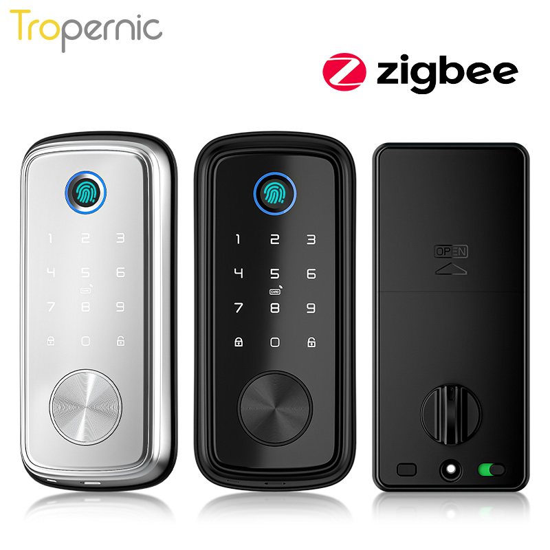 Tuya Zigbee Digital Door Lock, - Smart Home Door Lock avaliação e preço