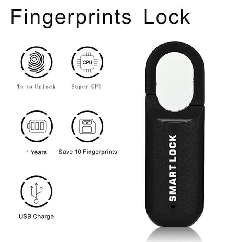 Cadeado com impressão digital  - Smart Home Door Lock avaliação e preço