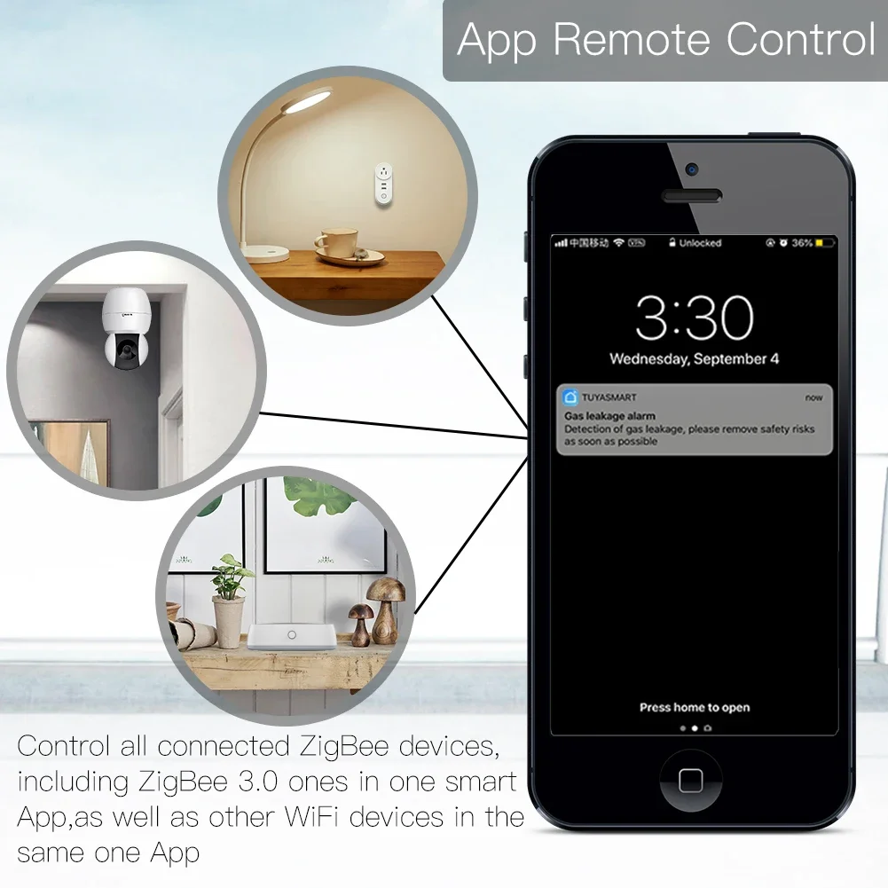 Tuya zigbee 3.0 hub de gateway - Zigbee Gateway avaliação e preço